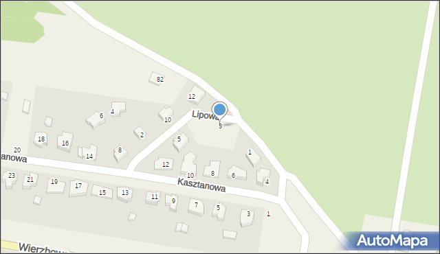 Dolaszewo, Lipowa, 3, mapa Dolaszewo