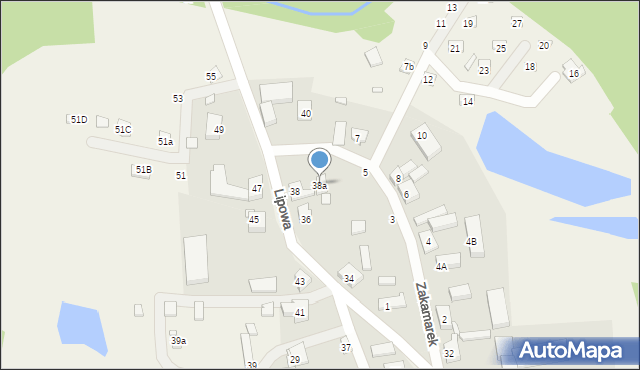 Dominikowo, Lipowa, 38a, mapa Dominikowo