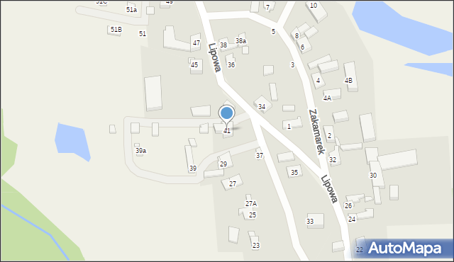Dominikowo, Lipowa, 41, mapa Dominikowo