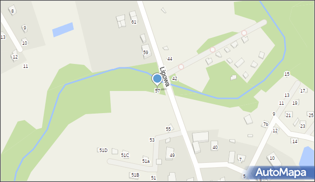 Dominikowo, Lipowa, 57, mapa Dominikowo