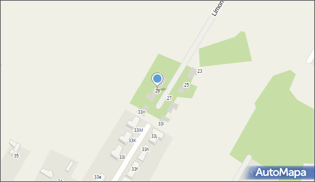 Dosin, Limonki, 28, mapa Dosin