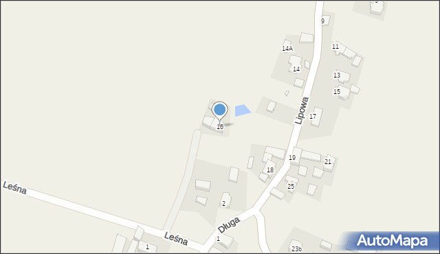 Drągowina, Lipowa, 16, mapa Drągowina