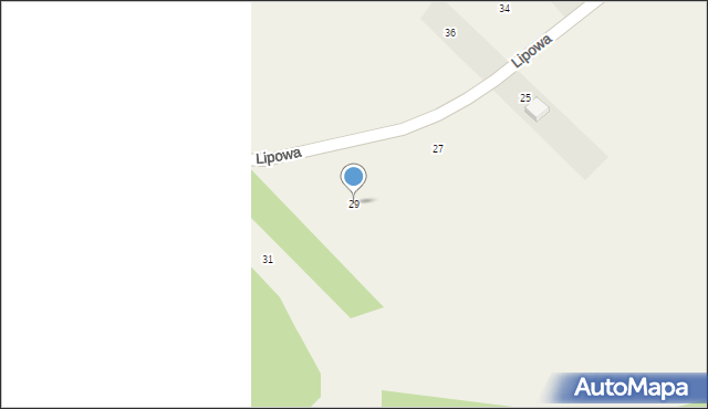 Dylewo, Lipowa, 29, mapa Dylewo