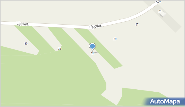 Dylewo, Lipowa, 31, mapa Dylewo