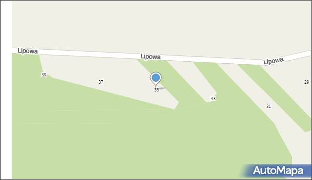 Dylewo, Lipowa, 35, mapa Dylewo