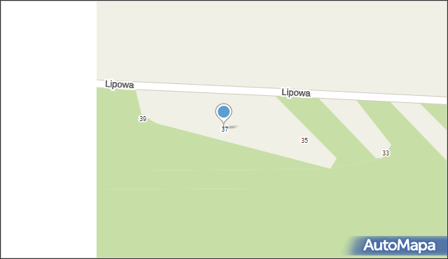 Dylewo, Lipowa, 37, mapa Dylewo