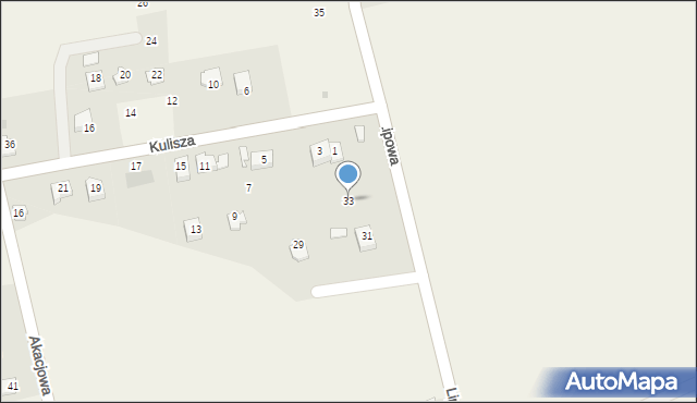 Dzięgielów, Lipowa, 33, mapa Dzięgielów