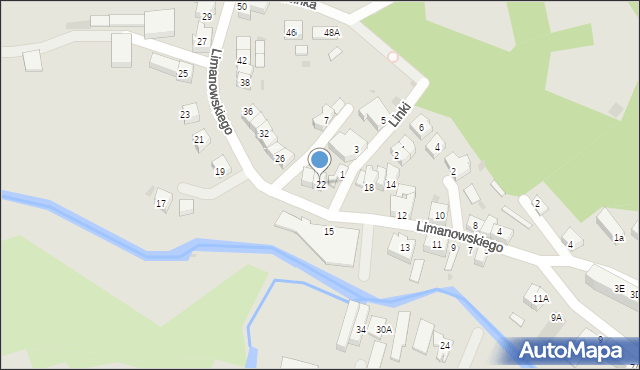 Dzierzgoń, Limanowskiego Bolesława, 22, mapa Dzierzgoń