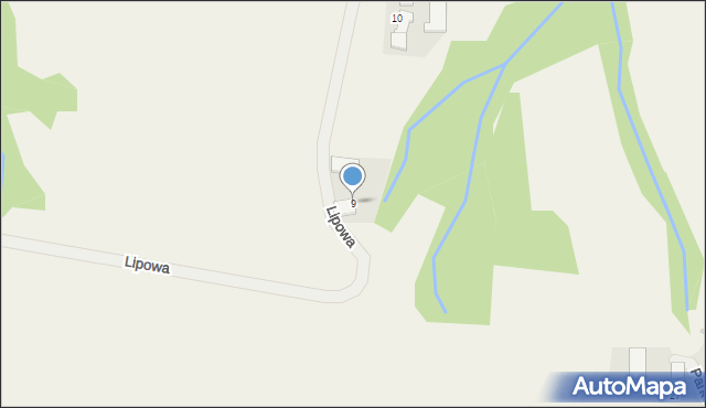 Frydrychowice, Lipowa, 9, mapa Frydrychowice