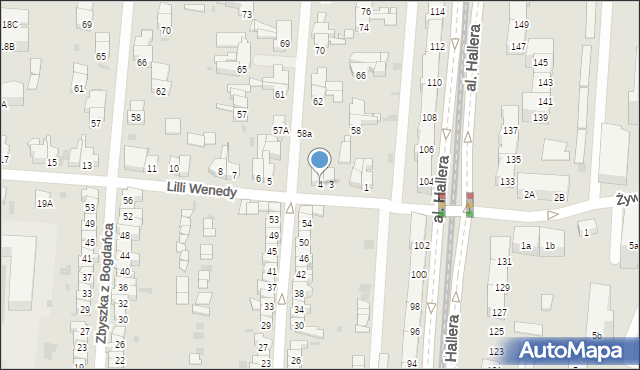 Gdańsk, Lilli Wenedy, 4, mapa Gdańska