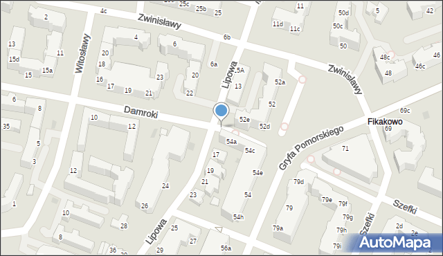 Gdynia, Lipowa, 7, mapa Gdyni