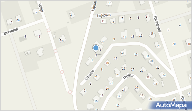 Giedajty, Lipowa, 3, mapa Giedajty