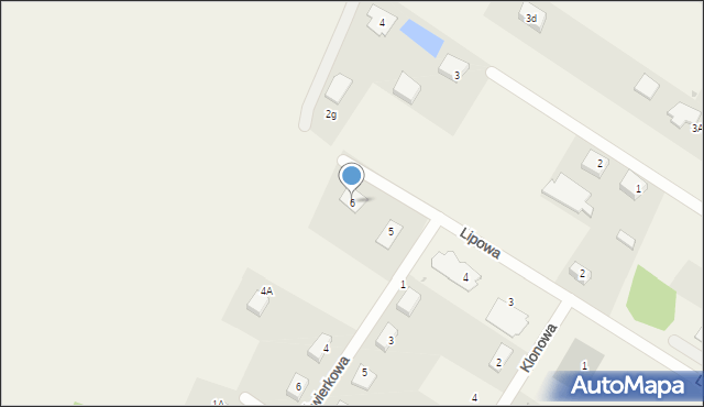 Główczyce, Lipowa, 6, mapa Główczyce