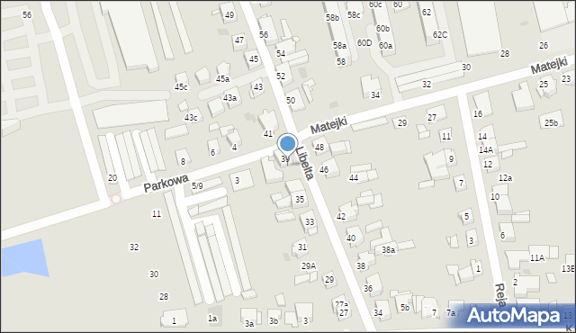 Gniezno, Libelta Karola, 39a, mapa Gniezna