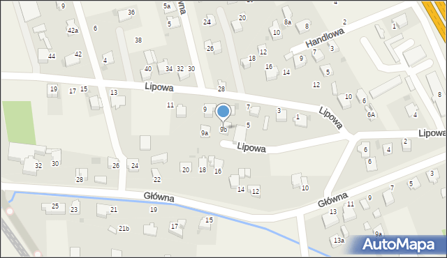 Goczałkowice-Zdrój, Lipowa, 9b, mapa Goczałkowice-Zdrój