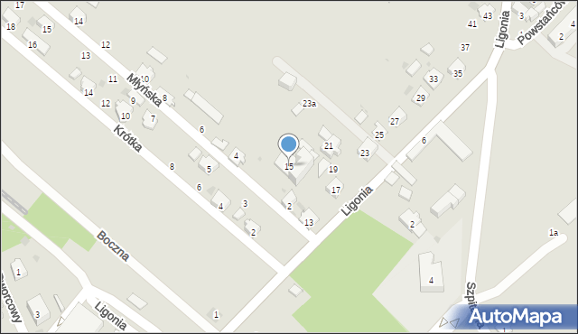 Gogolin, Ligonia, 15, mapa Gogolin