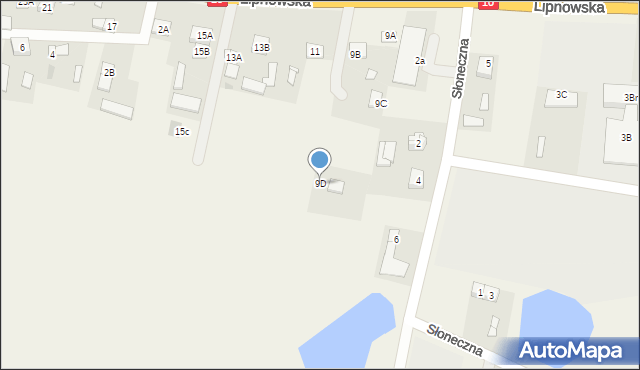 Gójsk, Lipnowska, 9D, mapa Gójsk