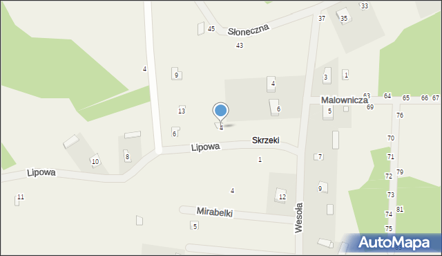 Gójszcz, Lipowa, 4, mapa Gójszcz