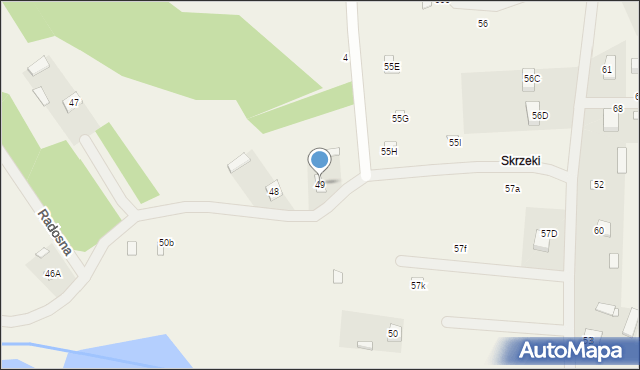 Gójszcz, Lipowa, 8, mapa Gójszcz