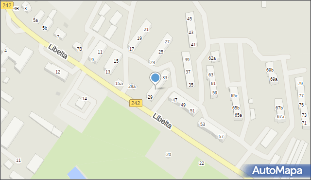 Gołańcz, Libelta Karola, 31, mapa Gołańcz