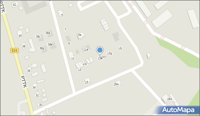 Golub-Dobrzyń, Licealna, 13e, mapa Golub-Dobrzyń
