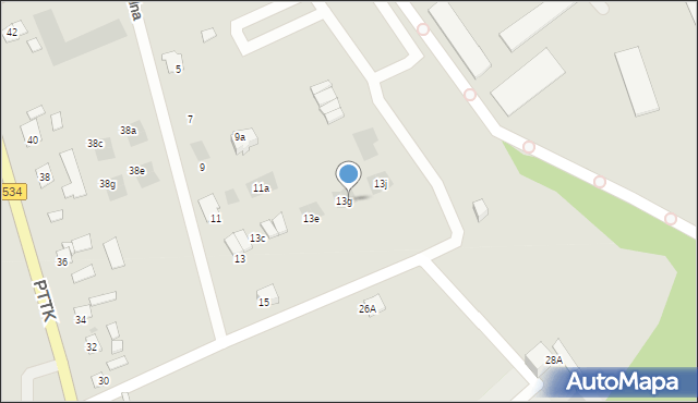 Golub-Dobrzyń, Licealna, 13h, mapa Golub-Dobrzyń