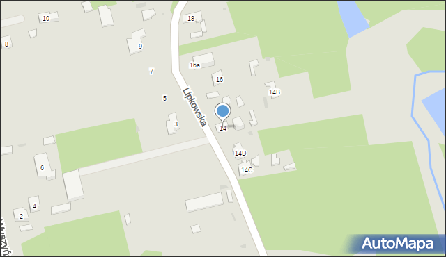 Góra Kalwaria, Lipkowska, 14, mapa Góra Kalwaria
