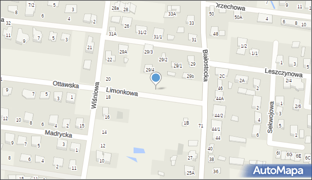 Grabówka, Limonkowa, 16, mapa Grabówka