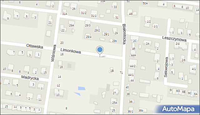 Grabówka, Limonkowa, 11, mapa Grabówka