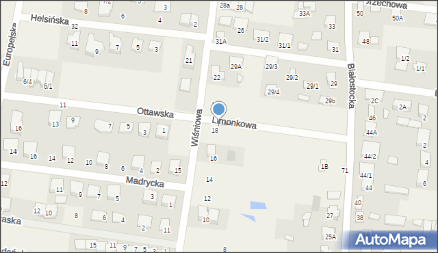 Grabówka, Limonkowa, 27, mapa Grabówka