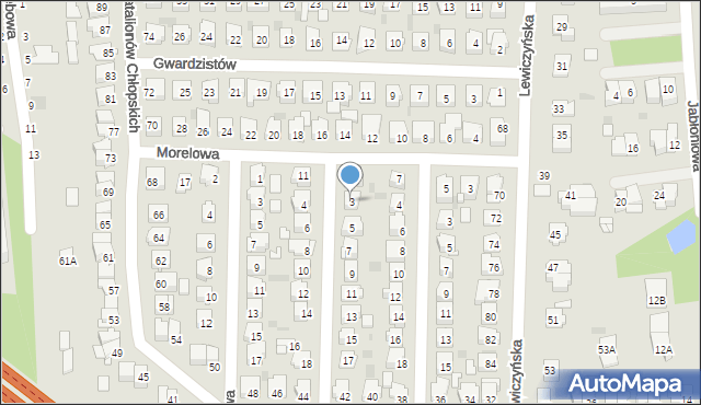 Grójec, Lipowa, 3, mapa Grójec