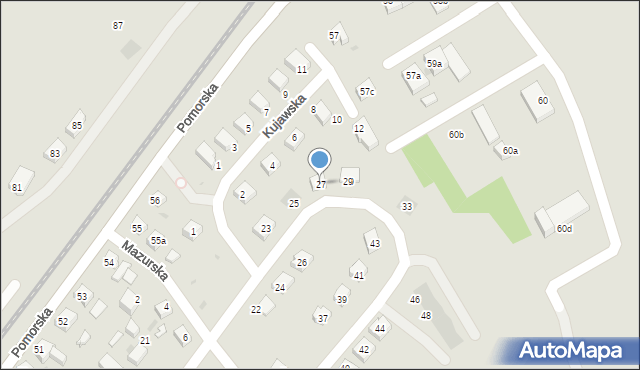 Gryfino, Limanowskiego Bolesława, 27, mapa Gryfino