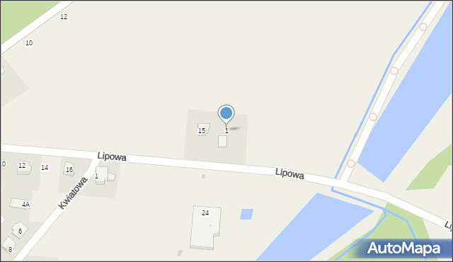 Hażlach, Lipowa, 1, mapa Hażlach