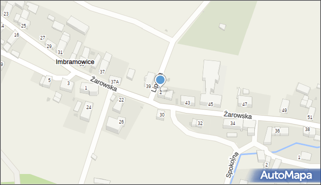 Imbramowice, Lipowa, 2, mapa Imbramowice