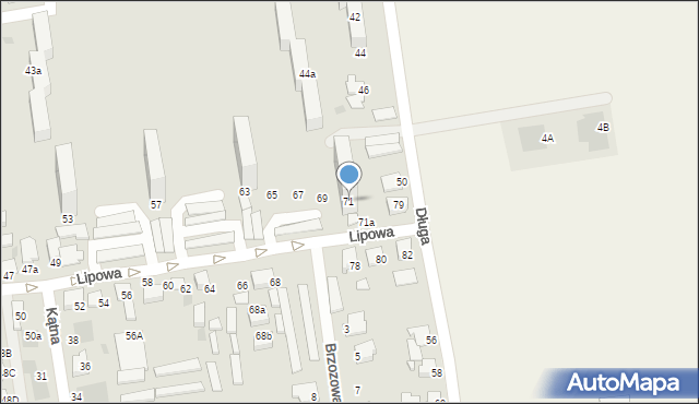 Inowrocław, Lipowa, 71, mapa Inowrocławia