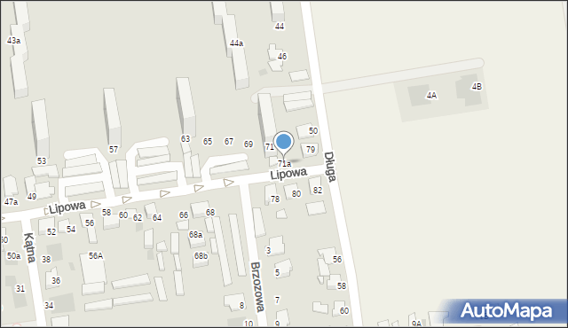 Inowrocław, Lipowa, 71a, mapa Inowrocławia