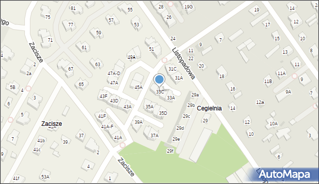 Jabłonna, Listopadowa, 33C, mapa Jabłonna