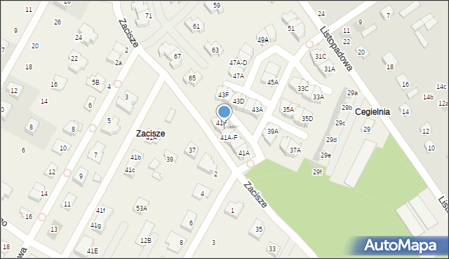 Jabłonna, Listopadowa, 41E, mapa Jabłonna