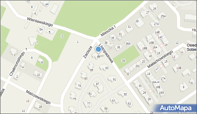 Jabłonna, Listopadowa, 95, mapa Jabłonna