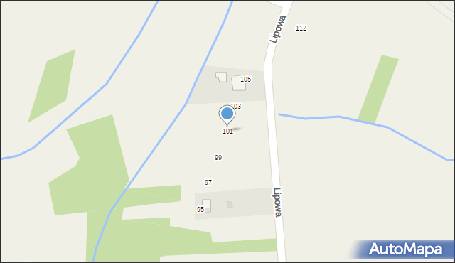 Jaśkowice, Lipowa, 101, mapa Jaśkowice