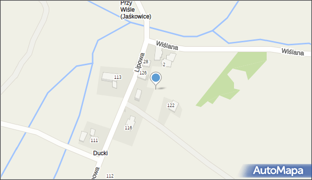 Jaśkowice, Lipowa, 124, mapa Jaśkowice