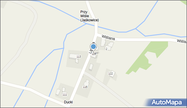 Jaśkowice, Lipowa, 126, mapa Jaśkowice