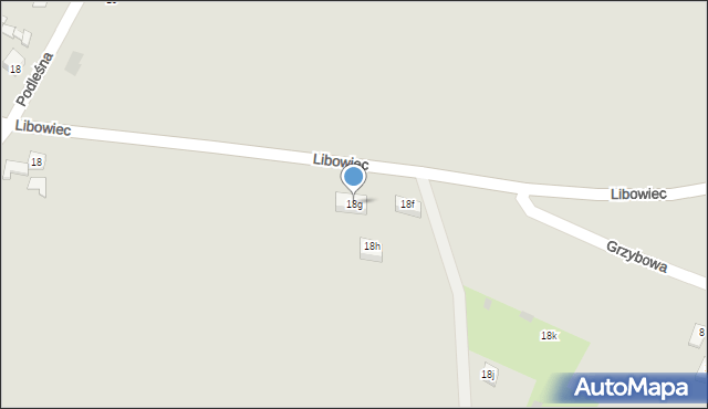 Jastrzębie-Zdrój, Libowiec, 18g, mapa Jastrzębie-Zdrój