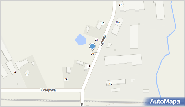 Jonkowo, Lipowa, 16, mapa Jonkowo