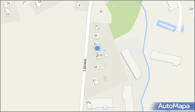 Jonkowo, Lipowa, 43, mapa Jonkowo