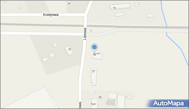 Jonkowo, Lipowa, 55, mapa Jonkowo