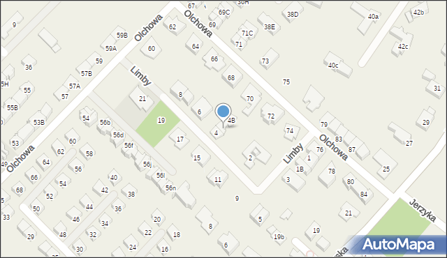 Józefosław, Limby, 4A, mapa Józefosław