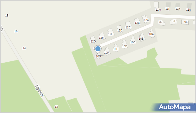 Kałuszyn, Lipowa, 10G, mapa Kałuszyn