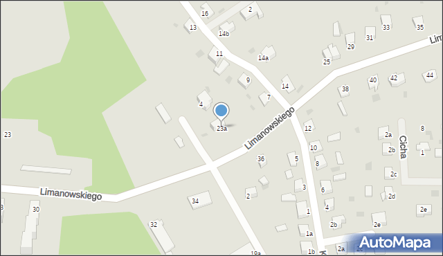 Kętrzyn, Limanowskiego Bolesława, 23a, mapa Kętrzyn