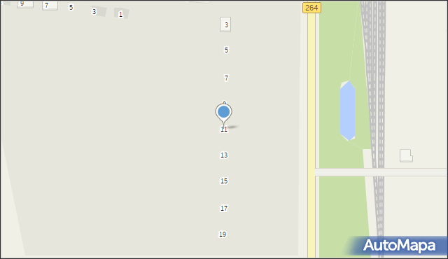 Kleczew, Liliowa, 11, mapa Kleczew